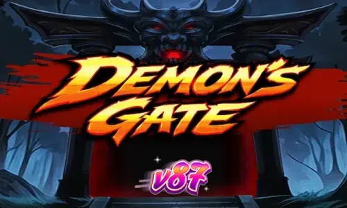 Tampilan visual slot Demon's Gate dengan tema portal mistis.